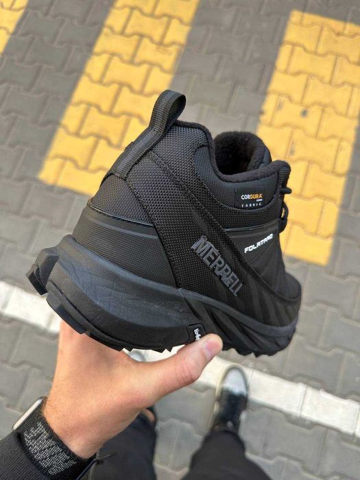 Кросівки зимові Merrell Float Pro High Cordura Black/White premium