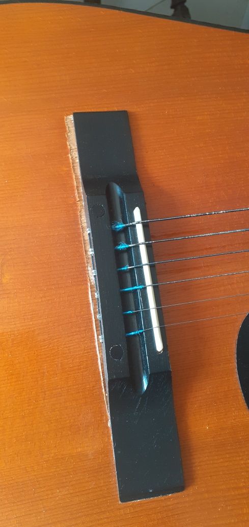 Stara gitara Delfin 1980  nówka z defektem i pokrowcem