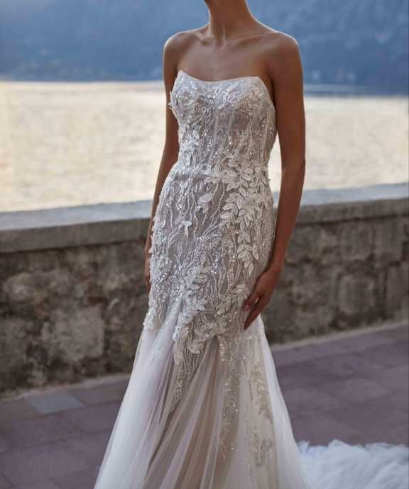 Sukienka slubna Madonna Milla Nova Filippa syrenka gorset godety 160cm