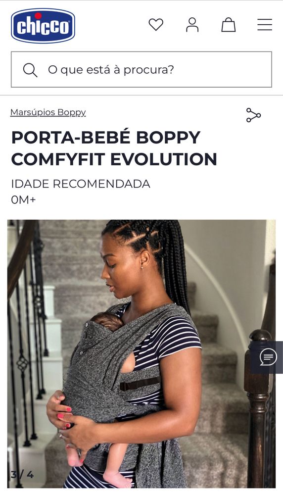 Porta-bebé Boppy Comfyfit Evolution Chicco