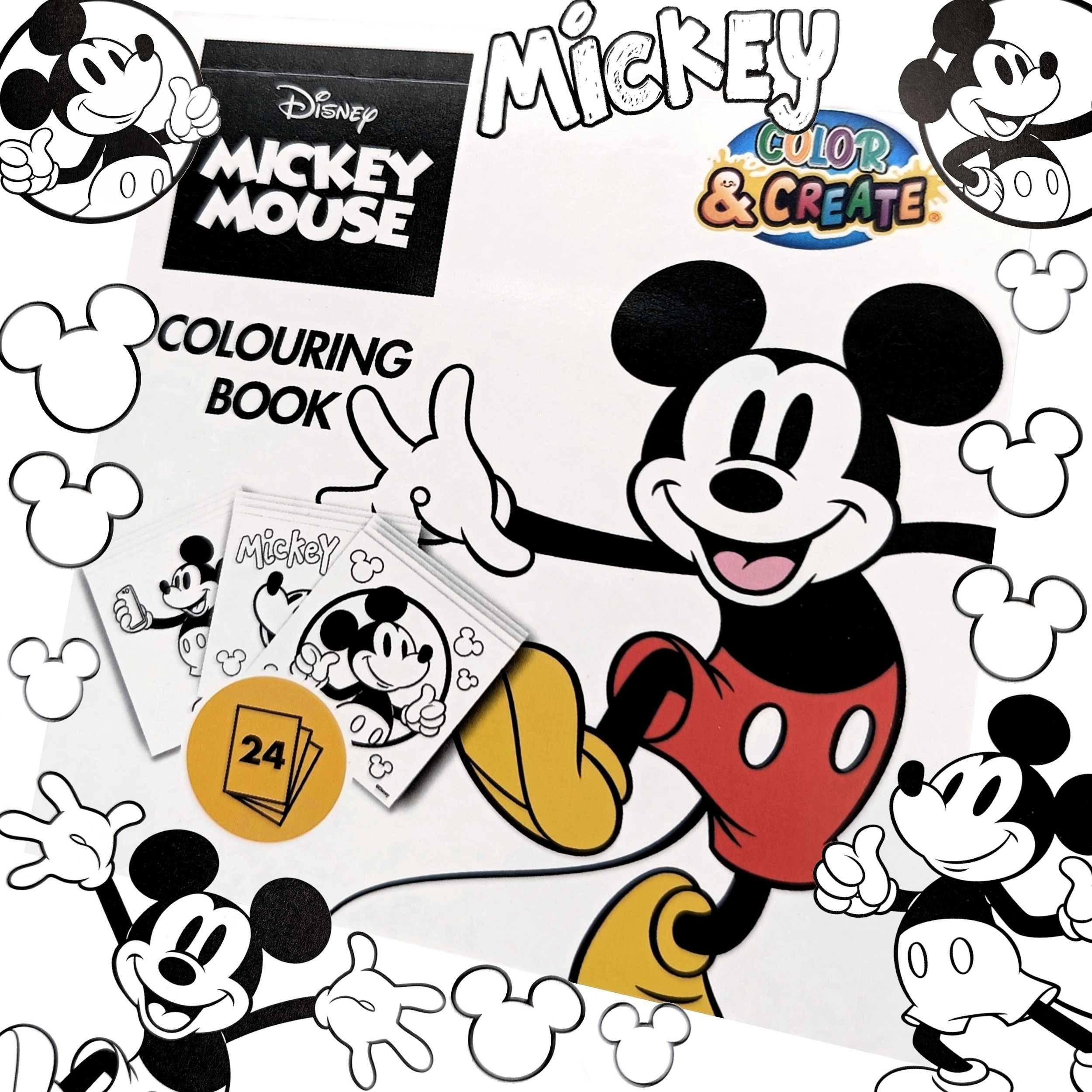 kolorowanka dla dzieci mini myszka mickey 10x10 cm