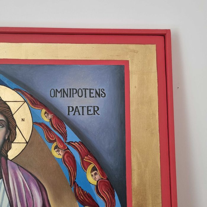 obraz olejny Deus Omnipotents - kopia znanej ikony
