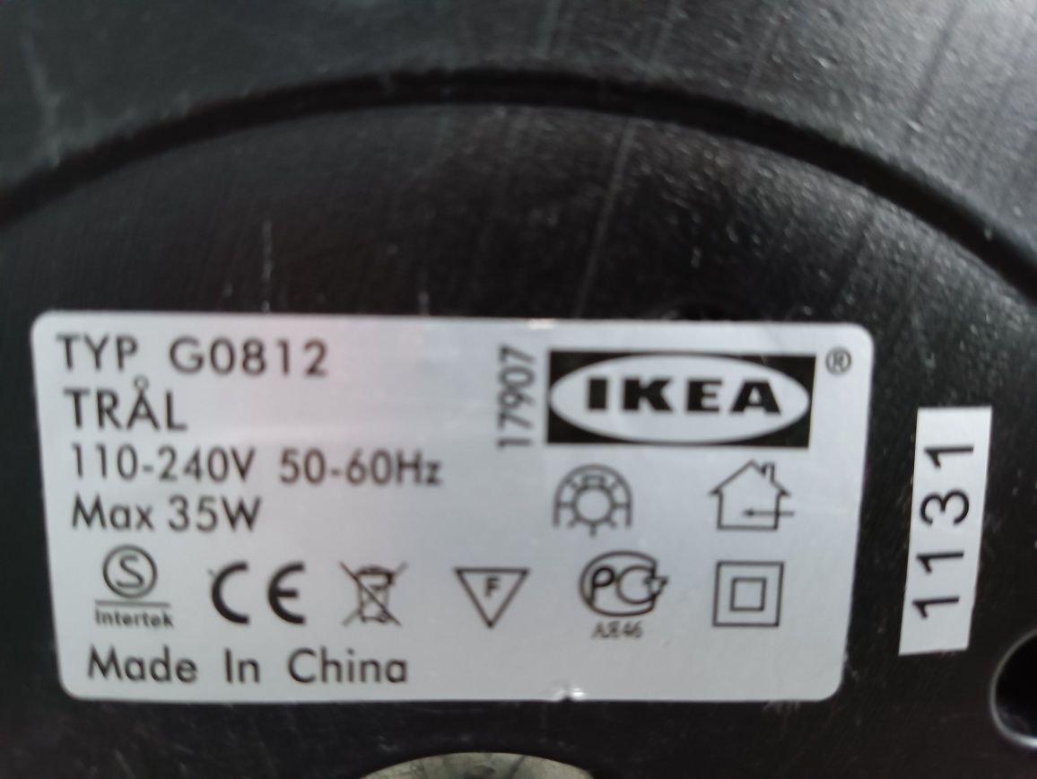 Ikea lampa G0812 TRAL stojąca biała