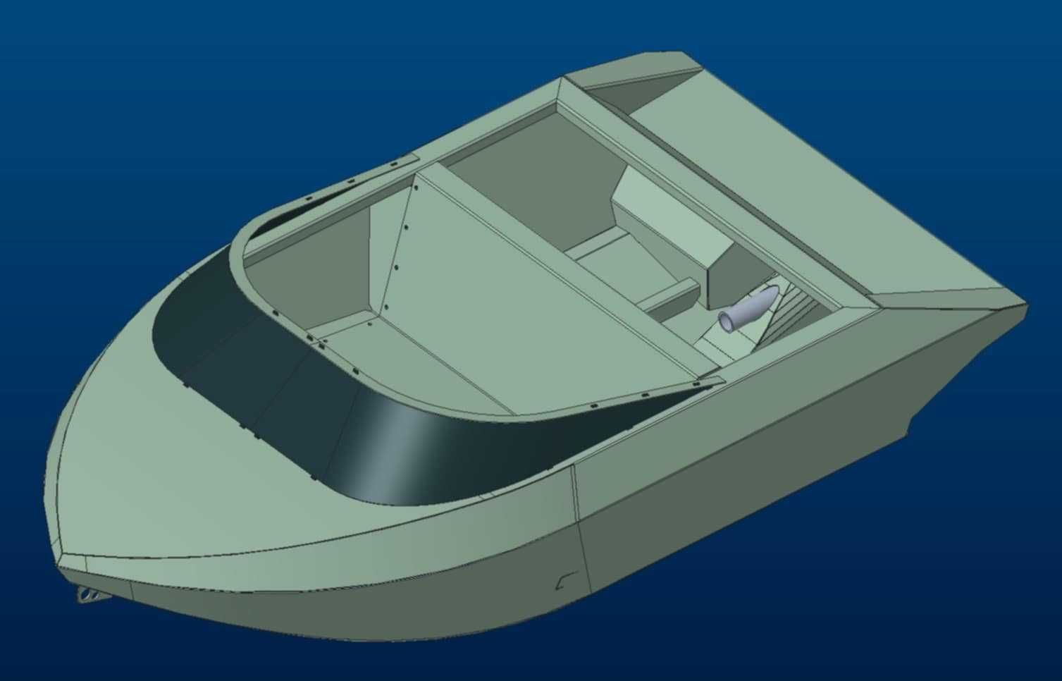 Elementy do mini łódki jetBoat 2,5m