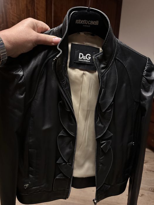 Kurtka skórzana D&G
