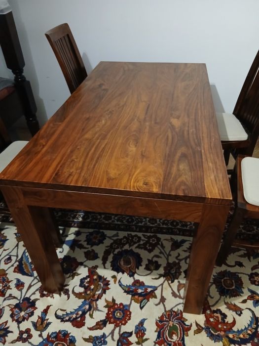 Stół lite drewno palisander teak