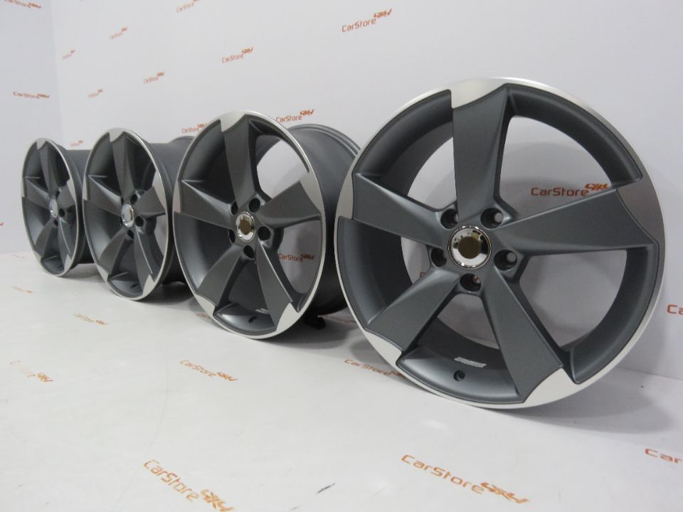 Jantes Look Audi Rotor 18 '' 8 et45 5x112 Antracite