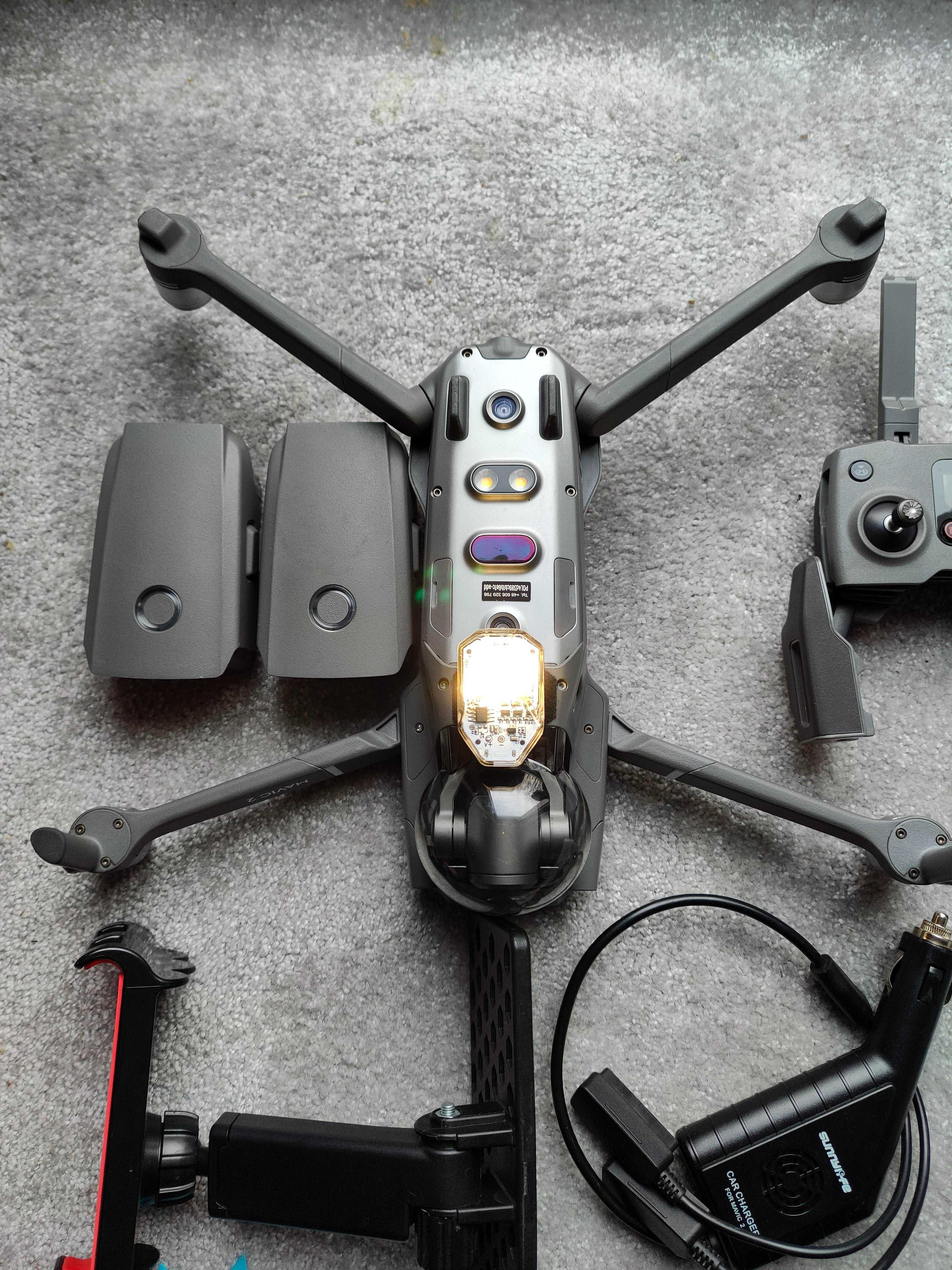 Mavic 2 ZOOM Drone-Hacks FCC NFZ 3xAKU  airscrew