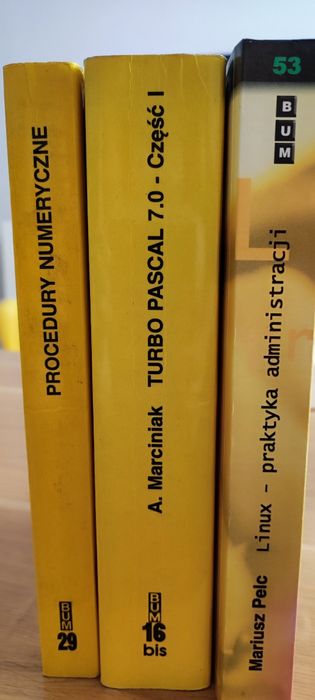 Książki: Linux, Turbo Pascal, Procedury Numeryczne