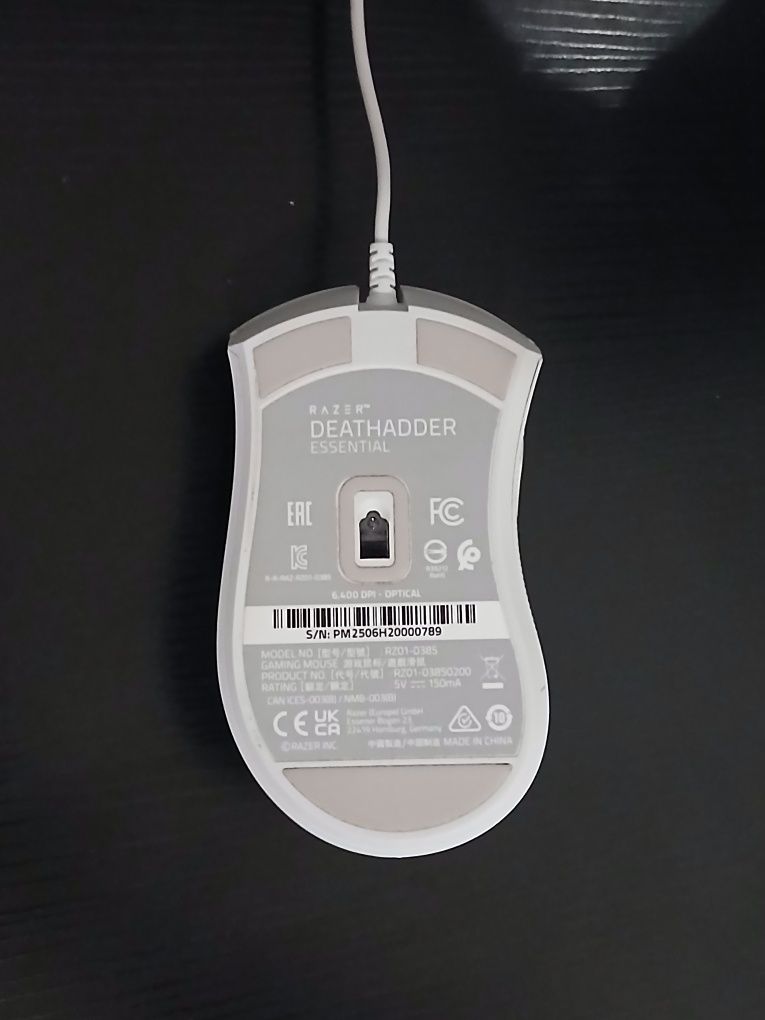 Rato Razer Deathadder Essential White