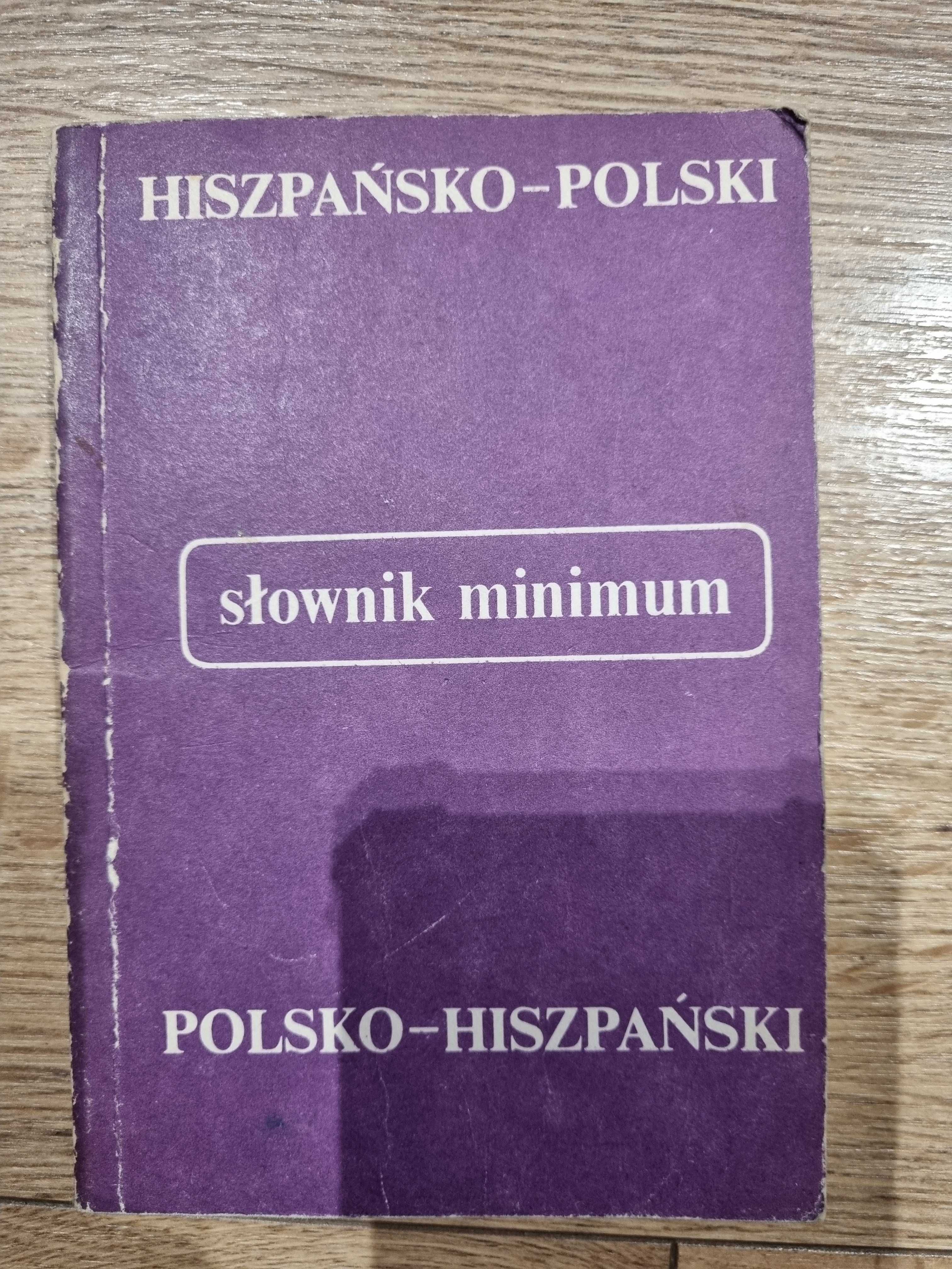 hiszpańsko polski polsko hiszpański słownik mini
