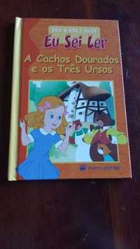 Livro "A cachos dourados e os três ursos"