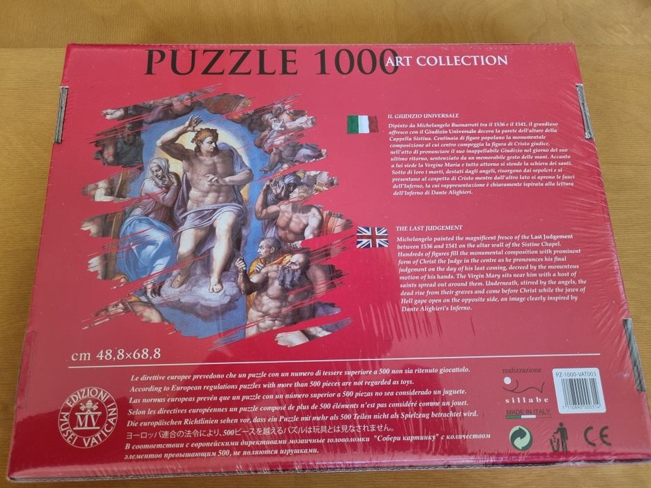 Puzzle Sąd ostateczny Michał Anioł 1000 elementów