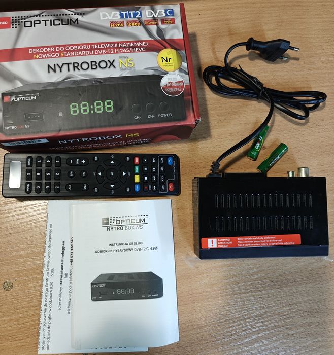 Dekoder Optimum  DVB-T2