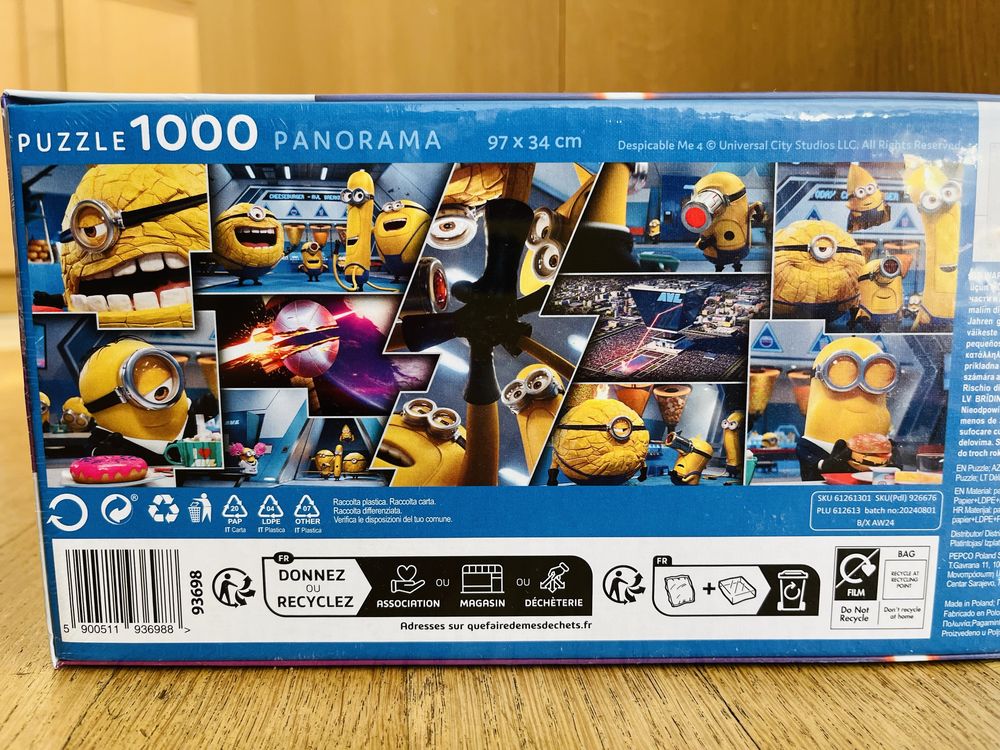 Super Puzzle Trefl, Despicable Me 4, 1000 el. Minionki. minions