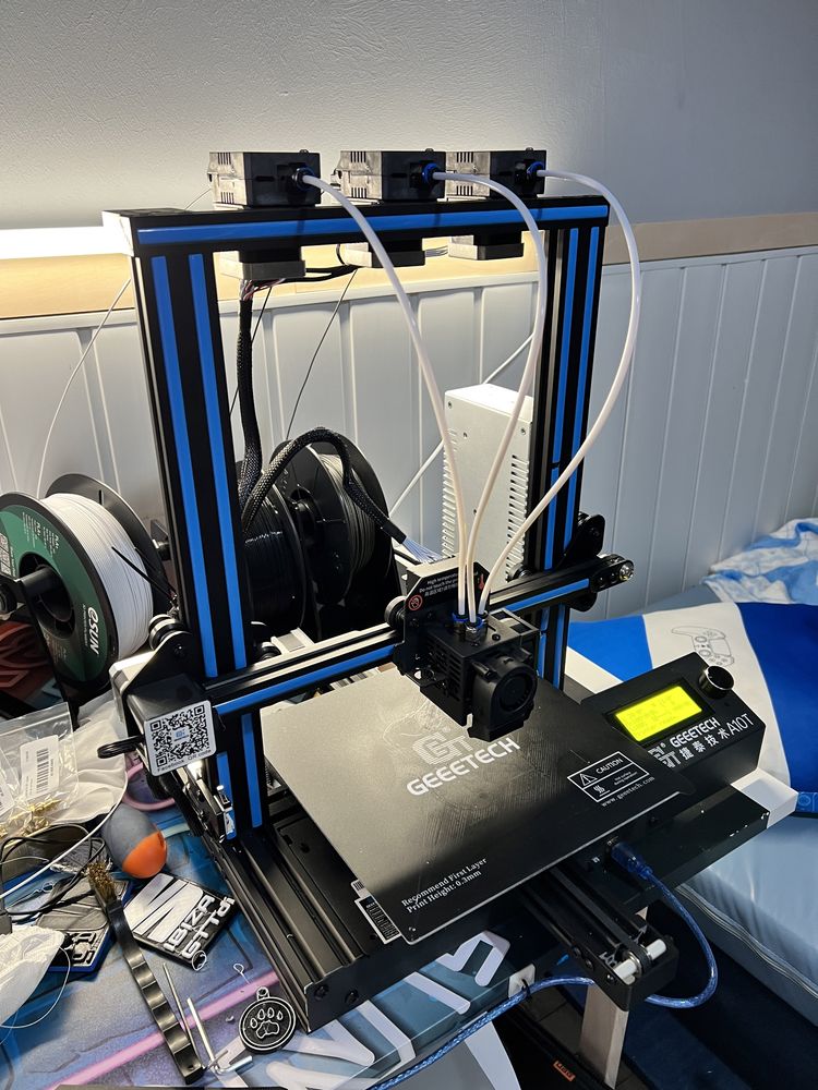 Impressora 3D Geeetech a10t Multi filamento