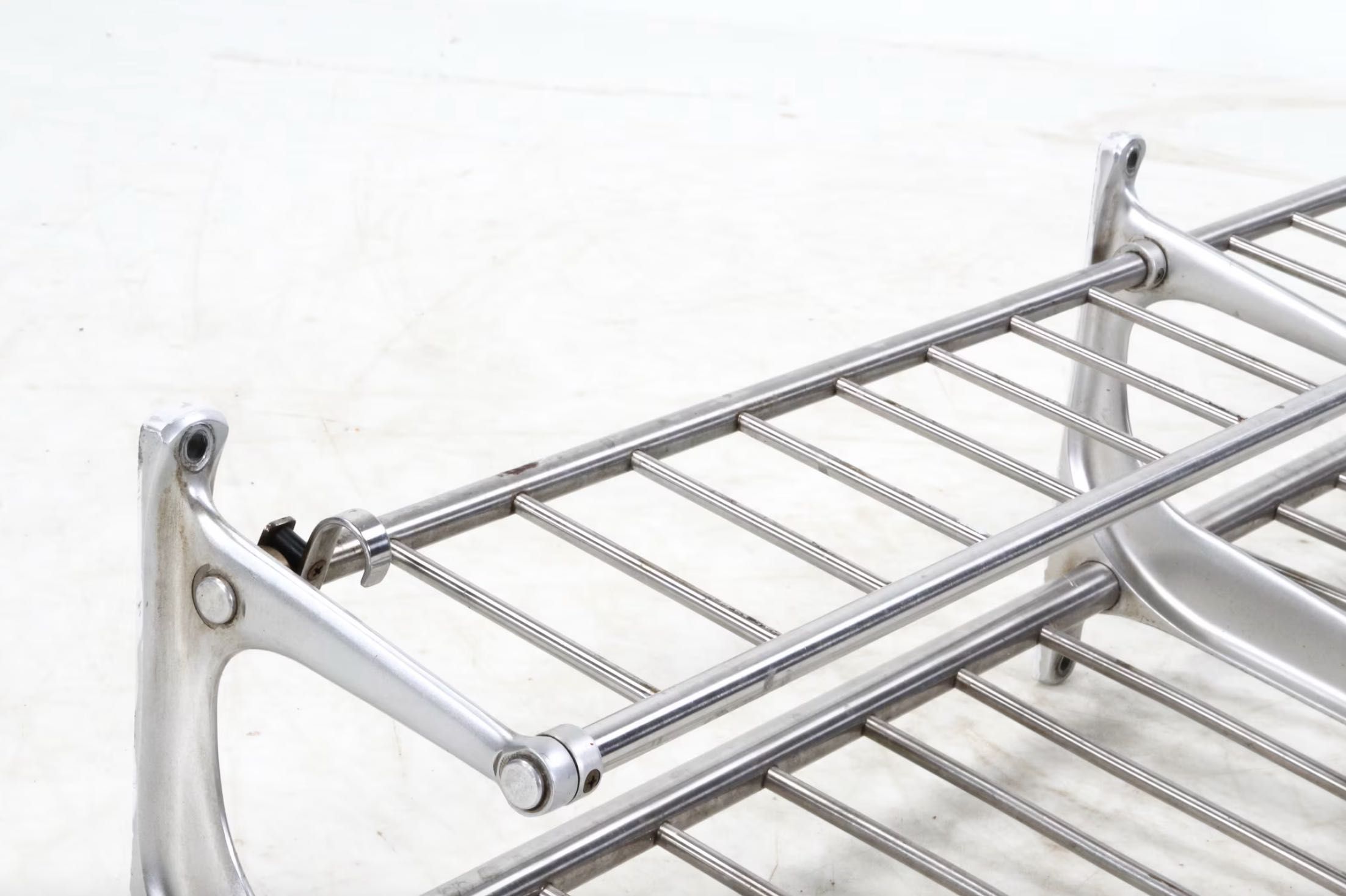Wieszak ścienny długi DSB - Dania lata 60-te vintage aluminium/stal