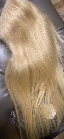 nowa blond peruka lace front na co dzien