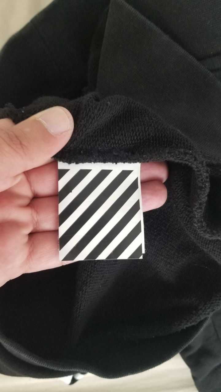 Off White slim fit Pivot fish hoodie