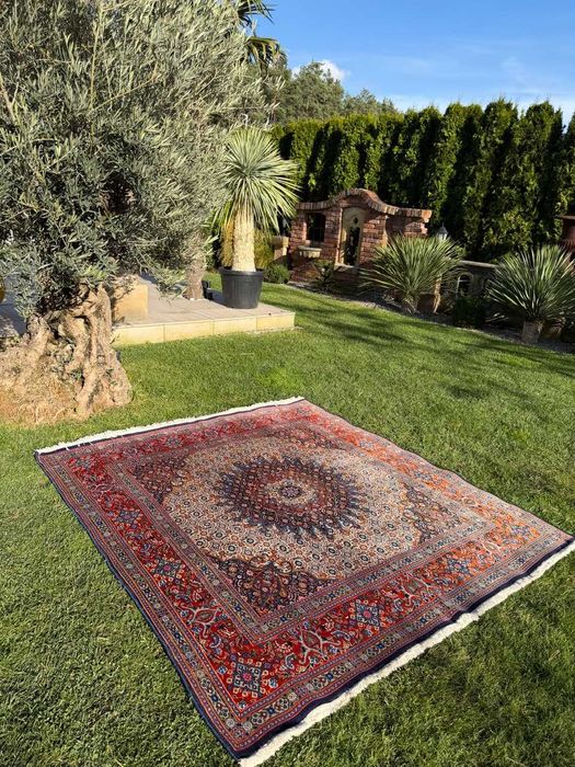 Dywan Perski R. Tkany kaszmirowy + jedwab Iran Moud 220x200 gal.17 tyś