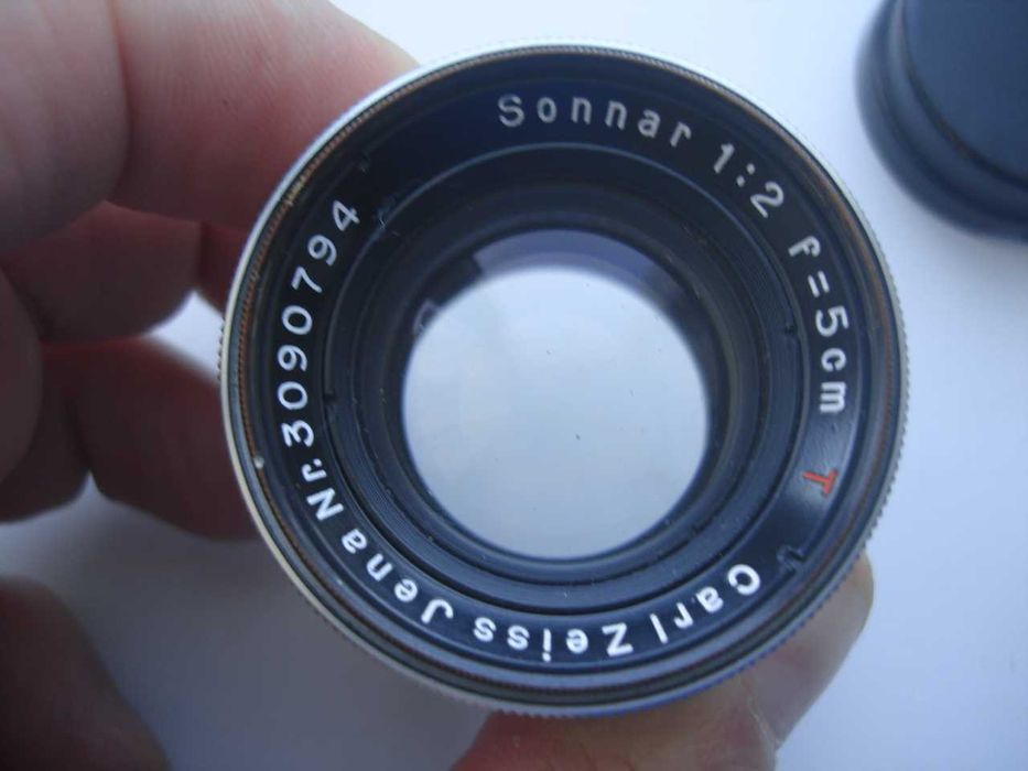 Обьектив Carl Zeiss Jena Sonnar T 5cm F/2 CONTAX RF.