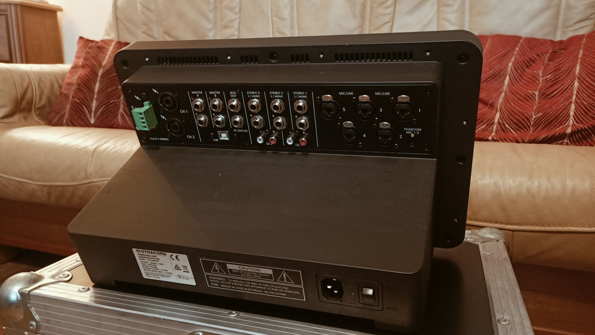 Powermixer Dynacord pm 502 + kolumny Mackie c300z