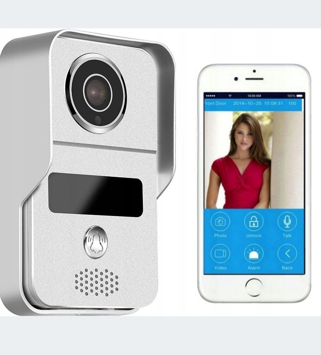 Wideodomofon WiFi IP Wideo domofon na telefon GSM