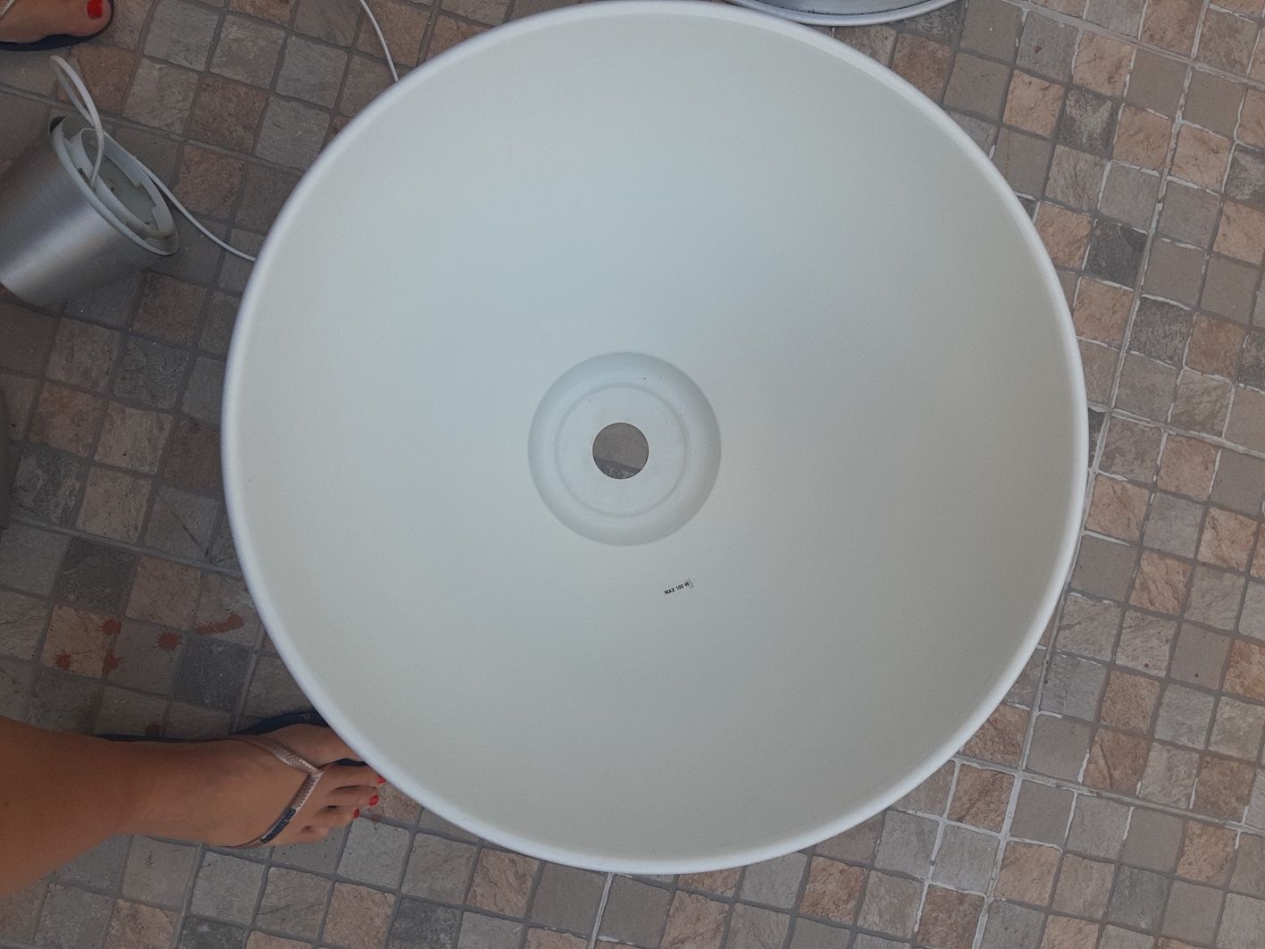 Candeeiro cozinha em aluminio