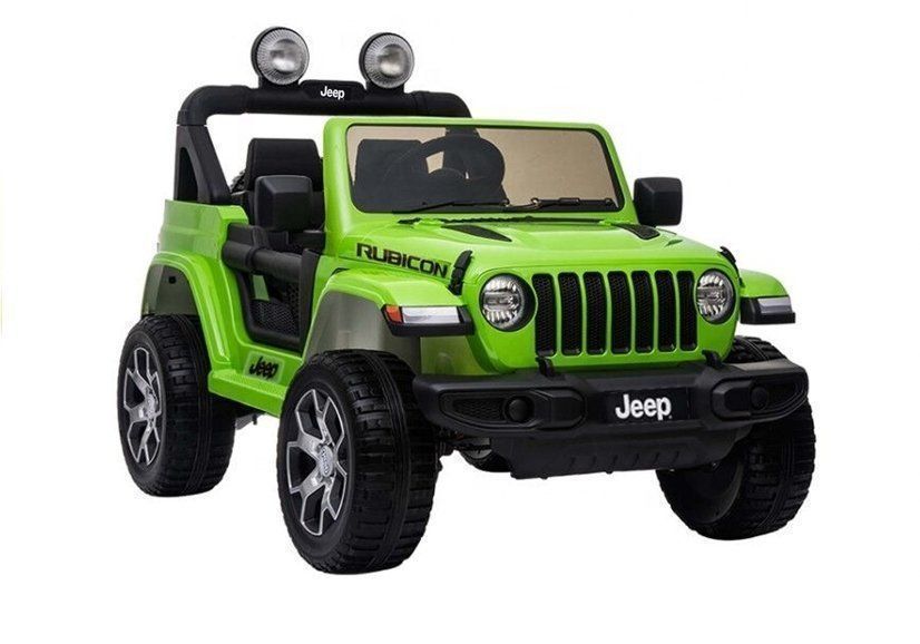 Auto Pojazd na akumulator Jeep Rubicon 4x4 Ekoskóra EVA LED FUNMIX.PL