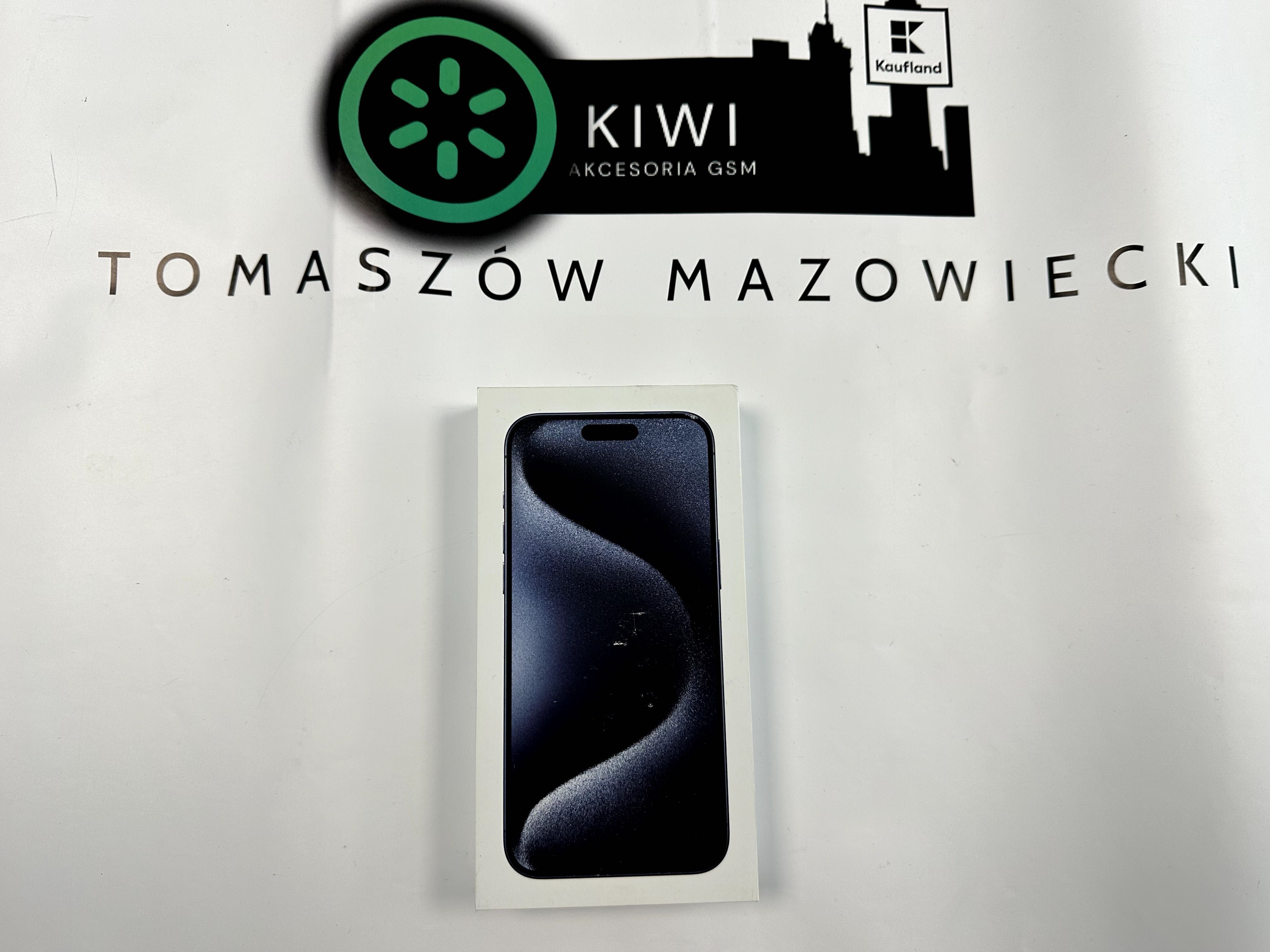 IPHONE 15 PRO MAX 256GB BLACK/BLUE KIWI Tomaszów Maz. cena: 5222zł