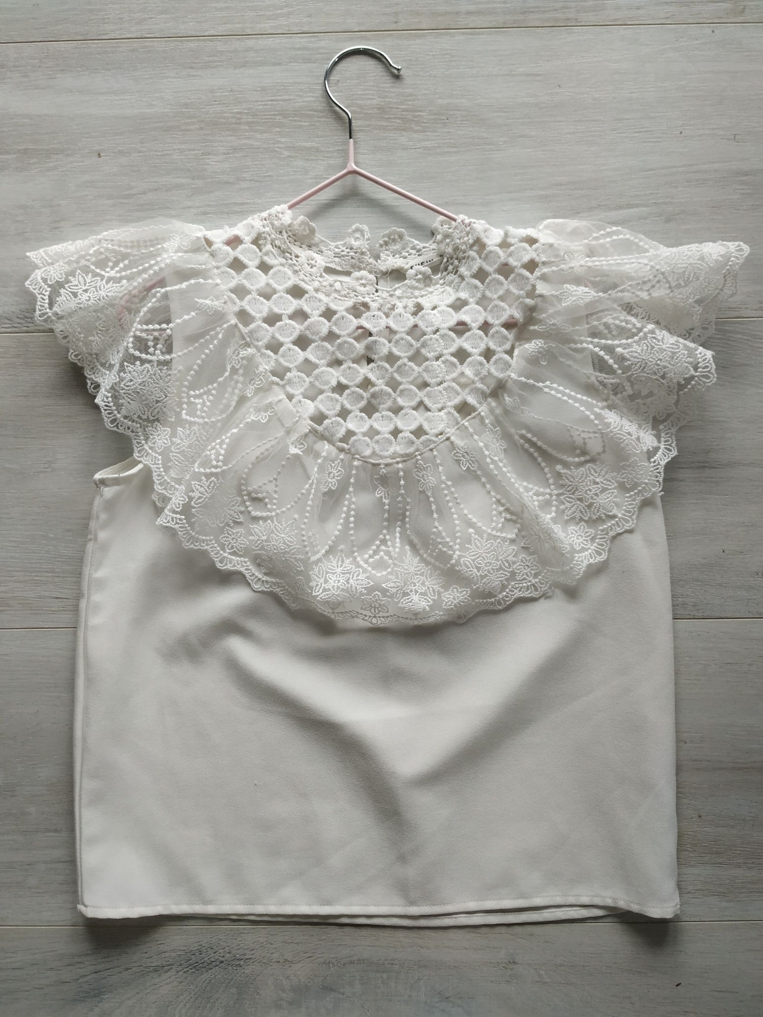 Elegancka biała bluzka rozm. 122