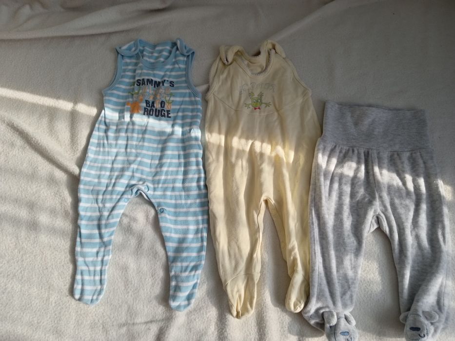 Paka 40 ubranek r.68 jesień zima bdb