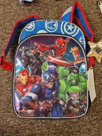 Nowy plecak Avengers, Marvel, Spider-Man Hulk Iron Man,kapitan Amerka