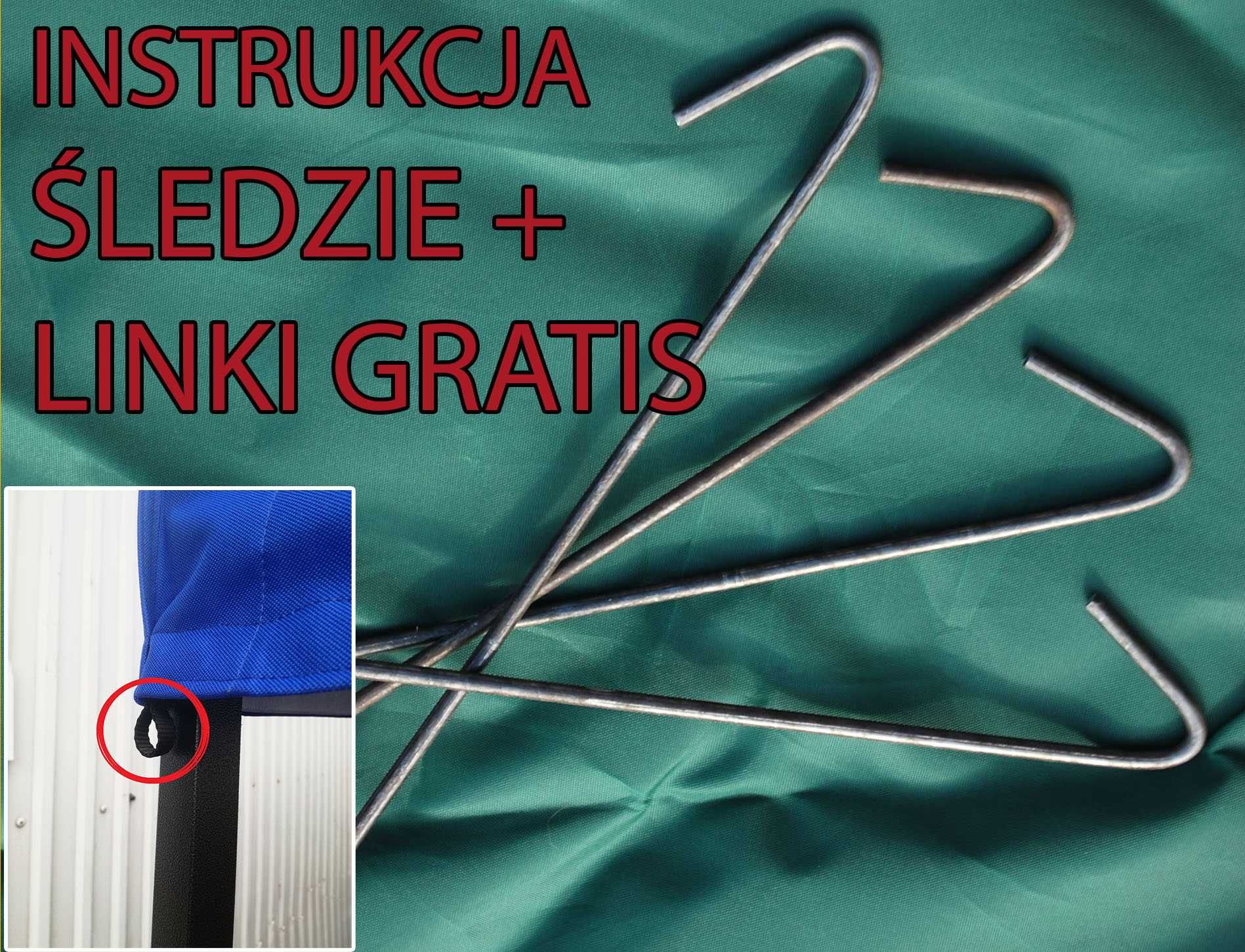 30kg 3x3 Namiot Handlowy Ogrodowy mobilny imprezowy bazarowy wystawowy