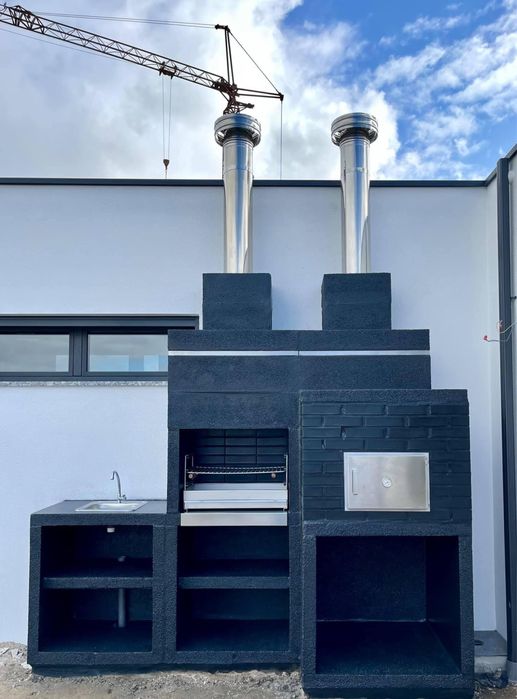 Churrasqueira/forno/kit lavatorio Linha moderna exelente qualidade