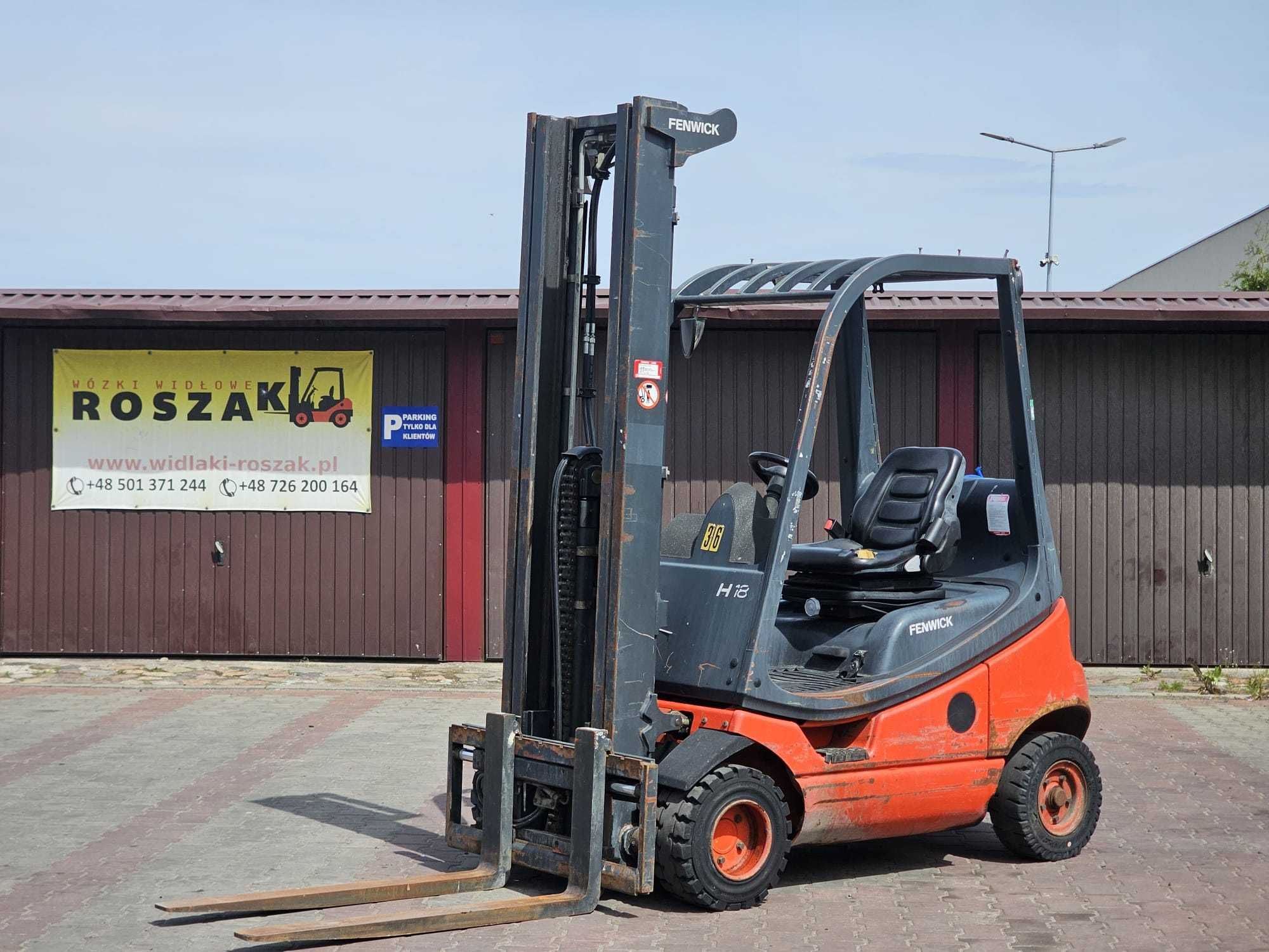 Wózek widłowy Linde H18T-03 LPG Triplex 2001r
