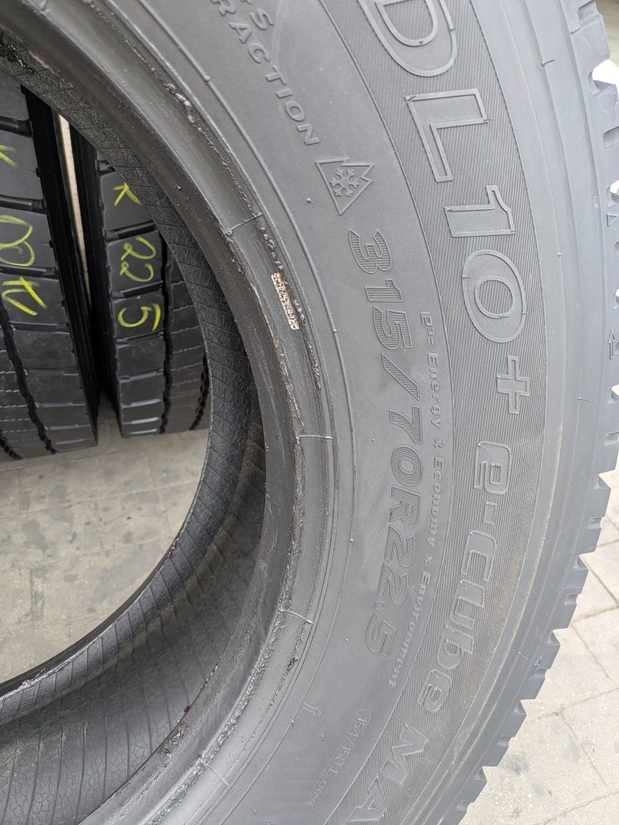 315/70R22.5 Hankook DL10+  e-cube max