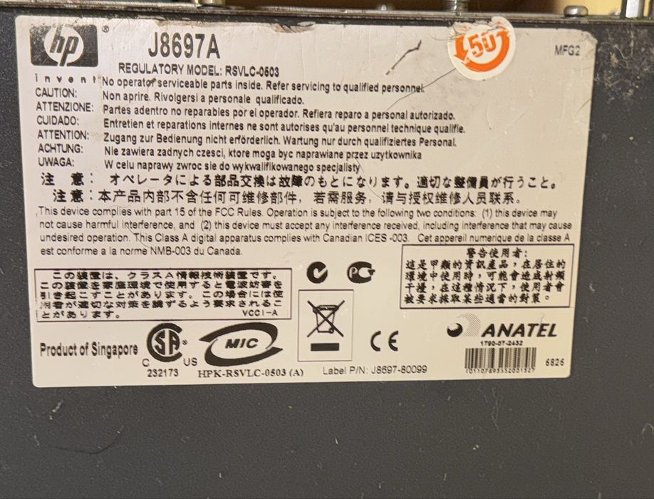 Комутатор HP ProCuve Switch 5406 ZL J8697A