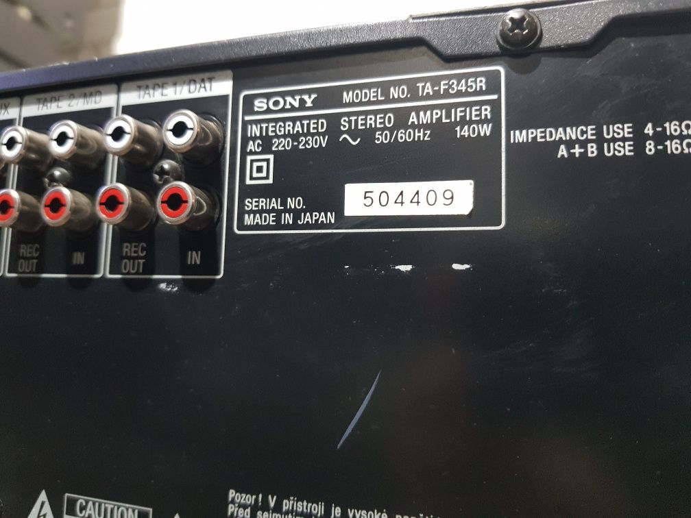 Стерео підсилювач/усилитель Sony TA-F345R 2×55Вт б/у з Німеччини
