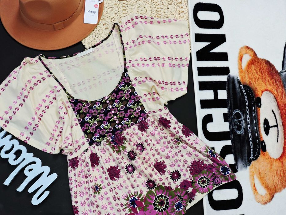 Promod bluzka folk style M