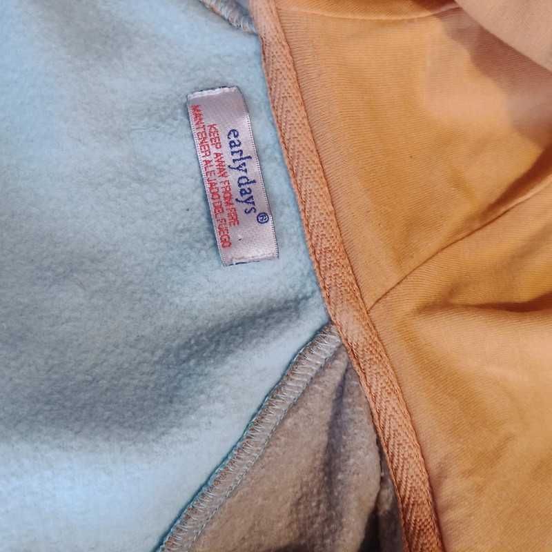 BEZ WAD Bluza z kapturem vintage early days 12 miesięcy 80cm #303