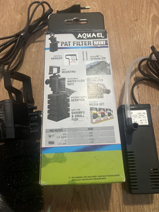 Akarium owalne 25l wraz z calym zestawem