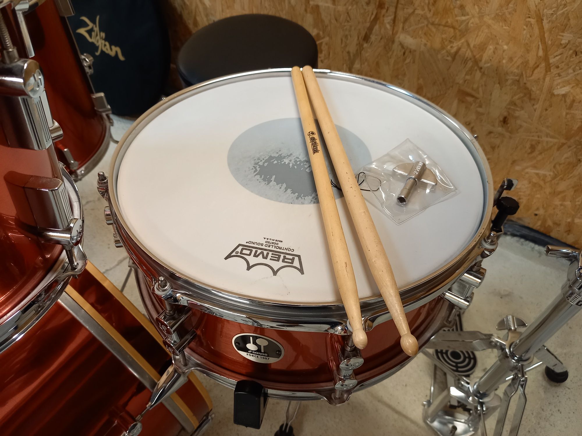 Perkusja Sonor Force 1007 Full zestaw z talerzami Zildjian + hardware
