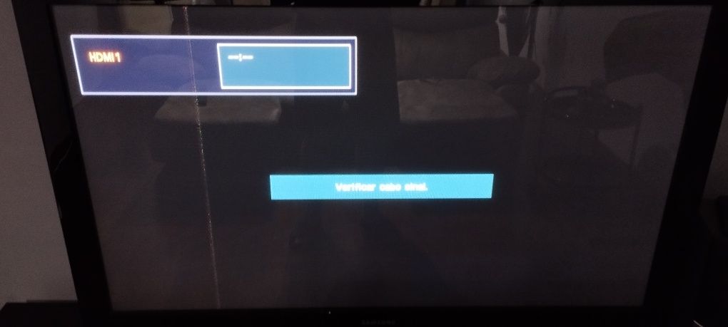 TV com ecrã de 50 polegadas