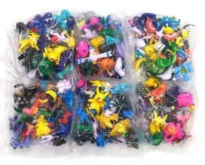 Lote de 24 mini figuras/bonecos Pokémon