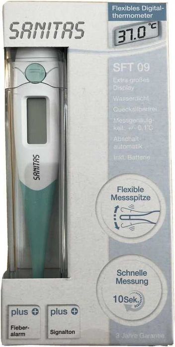 Termômetro SANITAS SFT 09 Termômetro Digital Flexível - Portes Free