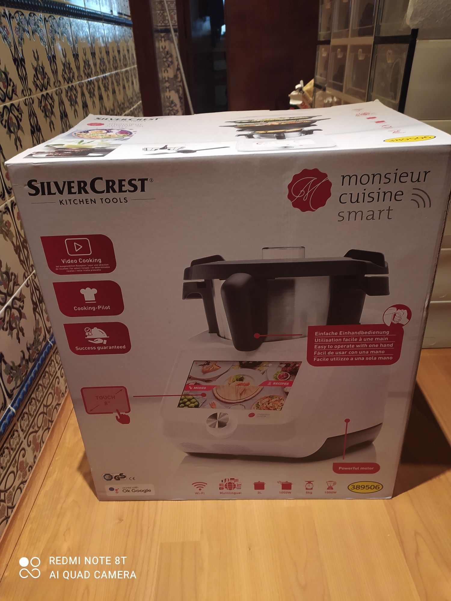 Monsieur cuisine smart, caixa selada