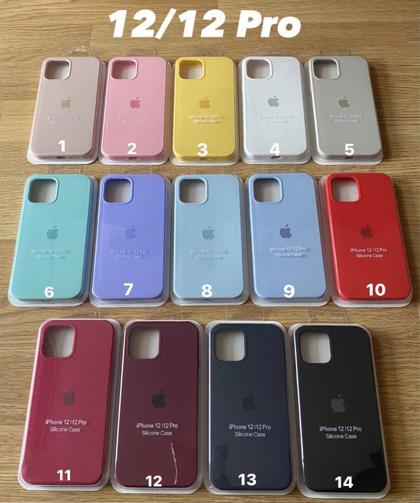 Case Etui Obudowa Silicone Apple Iphone 7 8 X XS 11 12 13 Pro Max 14