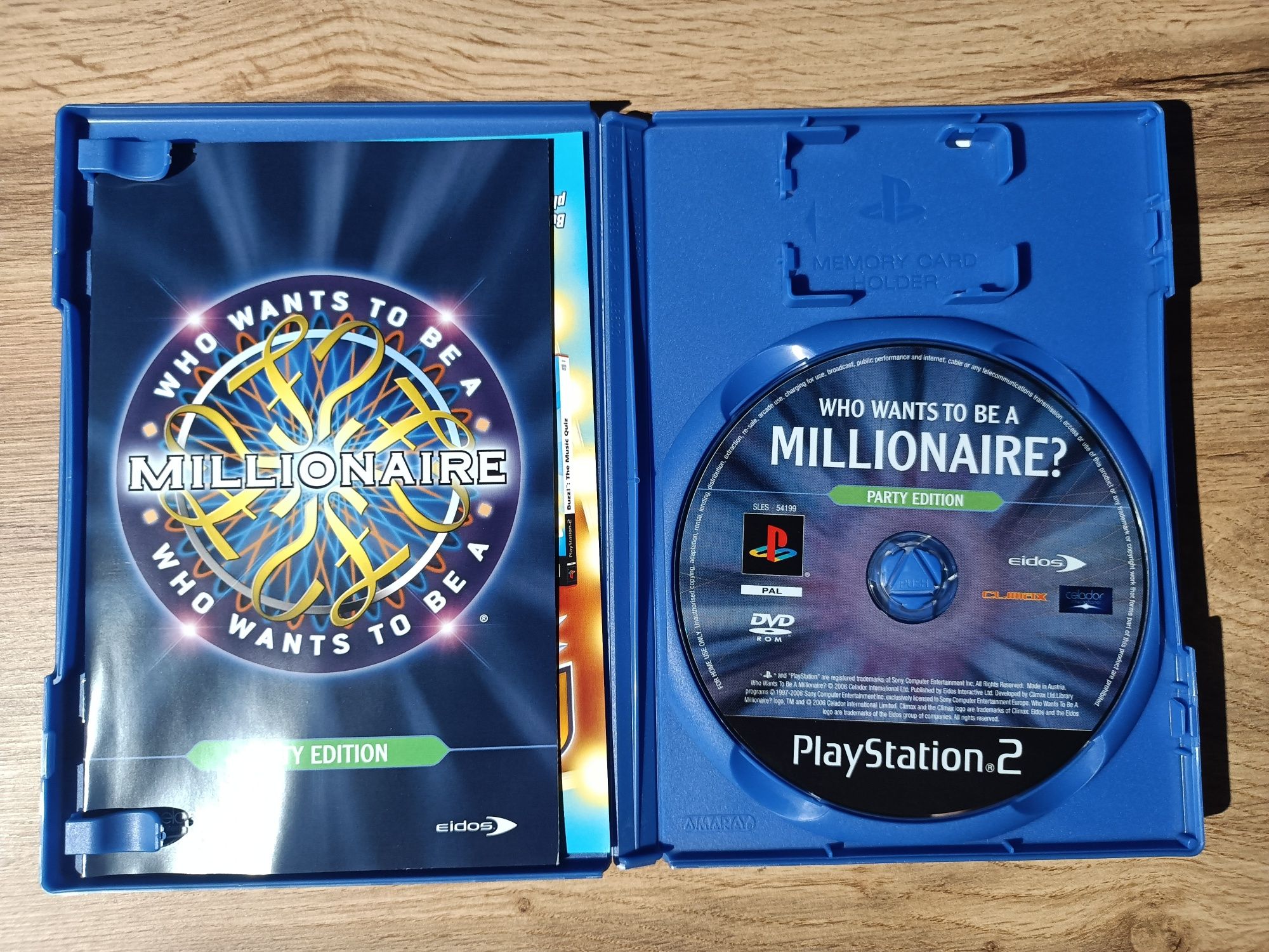 Who Wants To Be A Millionaire Party Edition PS2