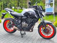 Yamaha MT-07 Lift Zadbana Nowe Opony Tylko 14 tys km 2019 R MT 07 MT07